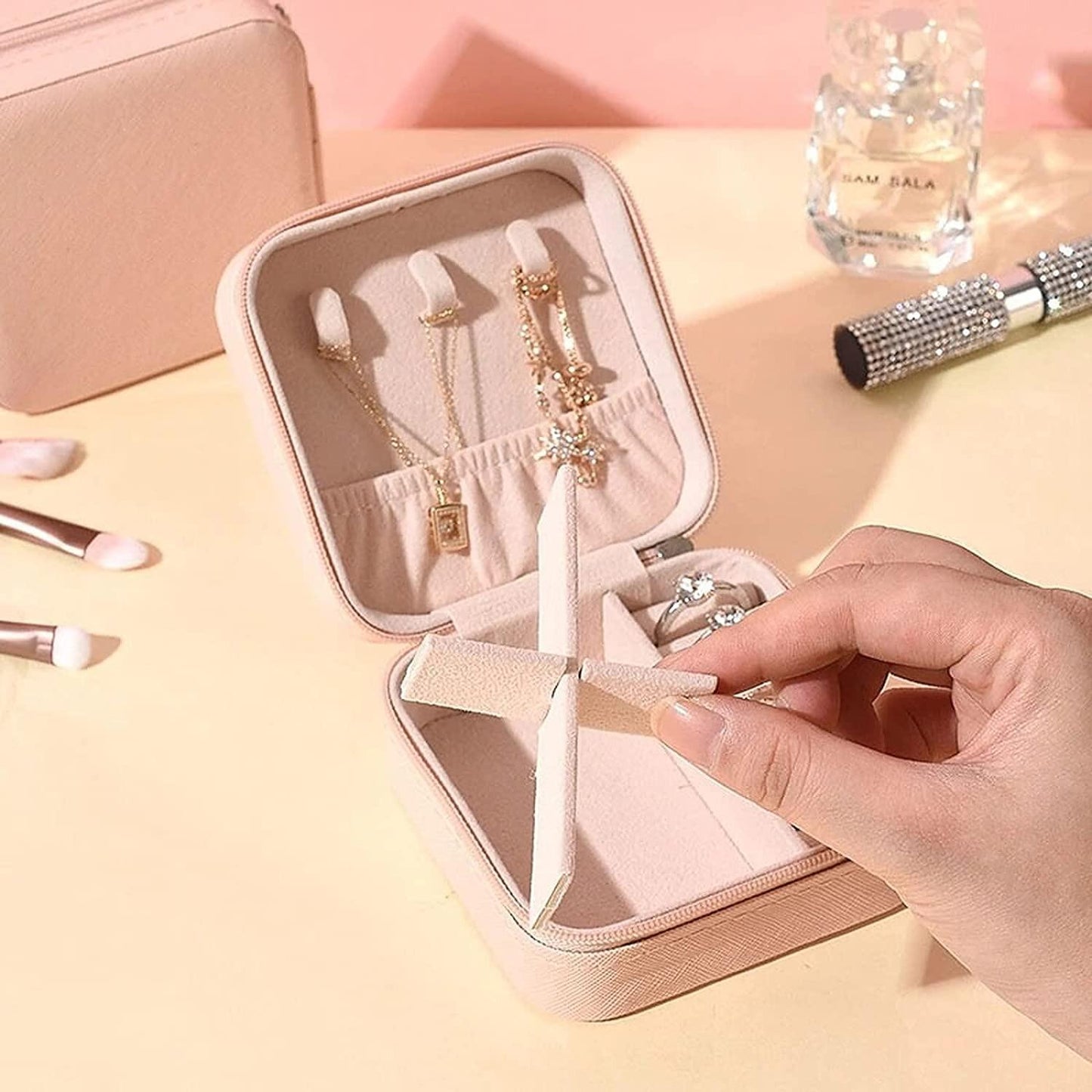 Portable Travel Jewellery Organizer
