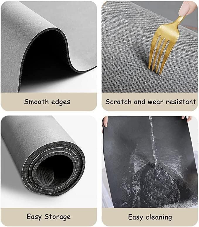 Kitchen Quick Dry Water Absorbent mat